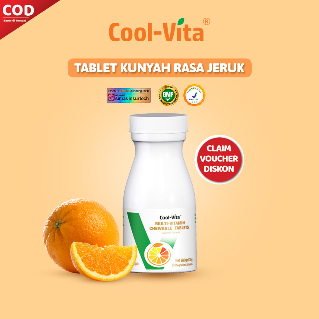 Wholesale Multivitamin Chewable Orange 1 Dus isi 120 pcs