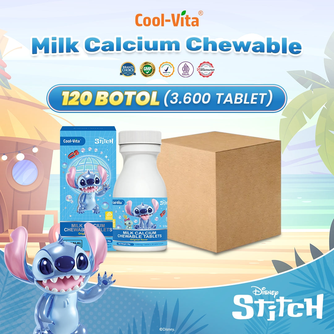 IP Wholesale Chewable Calcium 1 Dus isi 120 pcs