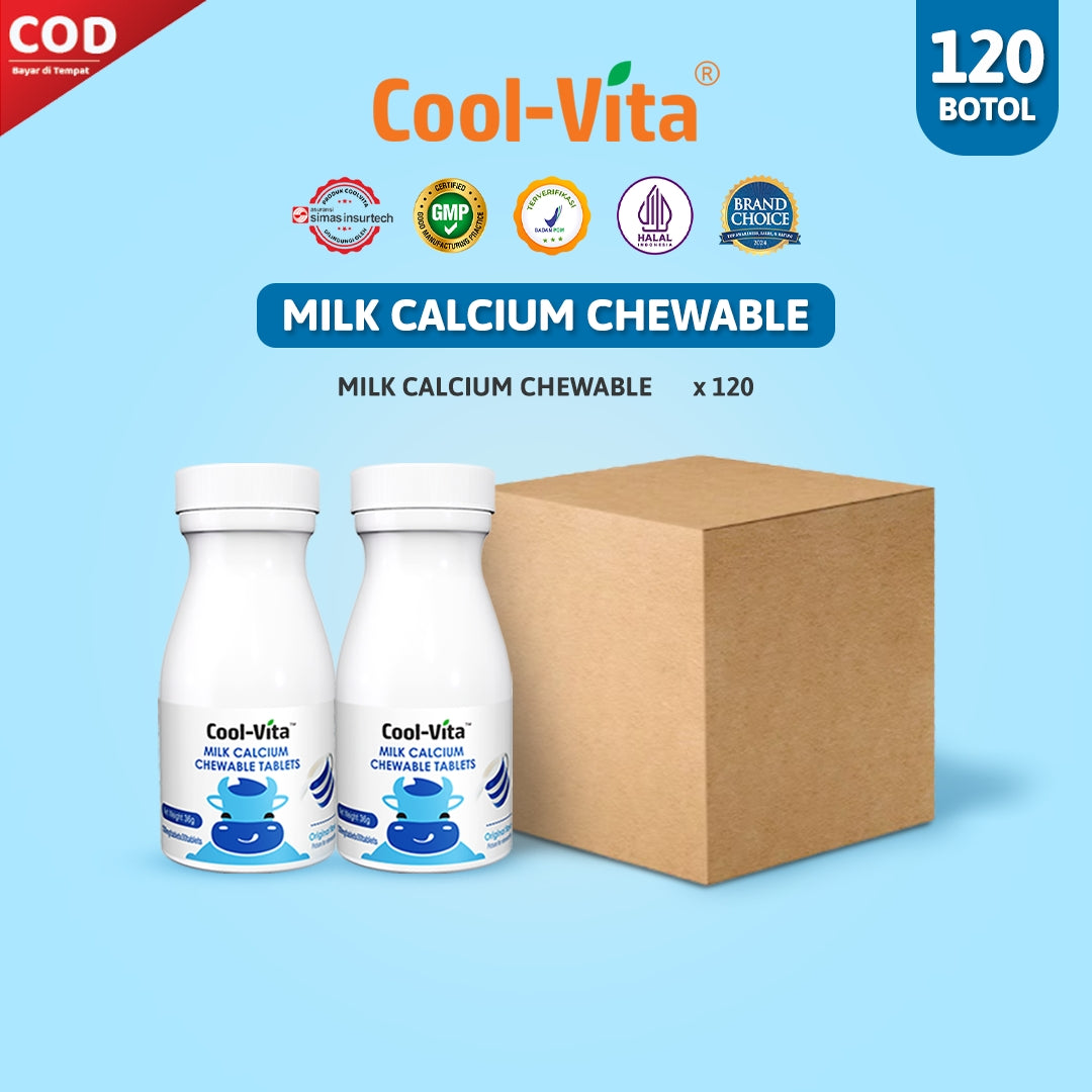 Wholesale Multivitamin Chewable Calcium 1 Dus isi 120 pcs