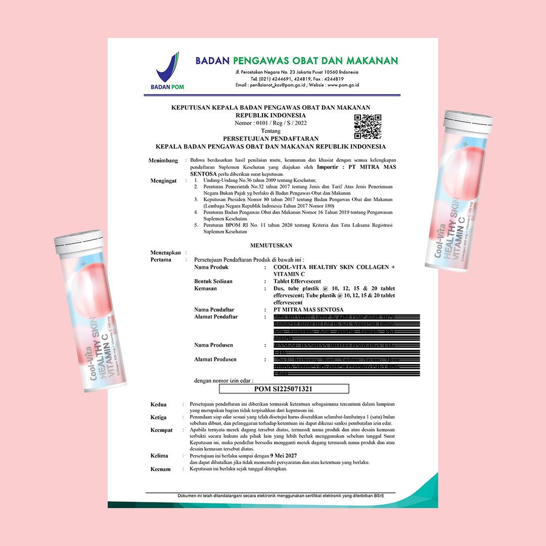 Wholesale Coolvita Collagen Effervescent 20 Tablet x 140 Tube