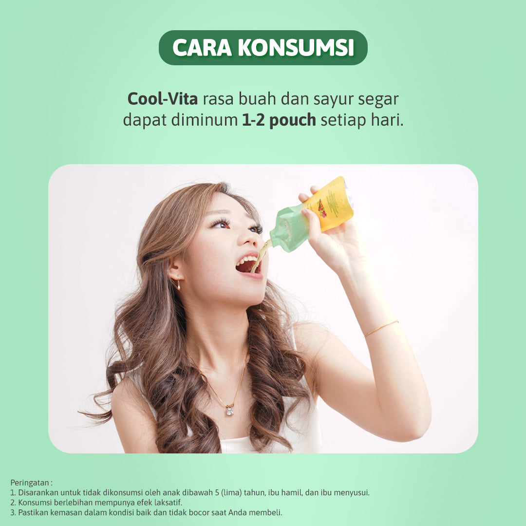 [28 pcs] Coolvita Minuman Rasa Buah dan Sayuran 4 Box