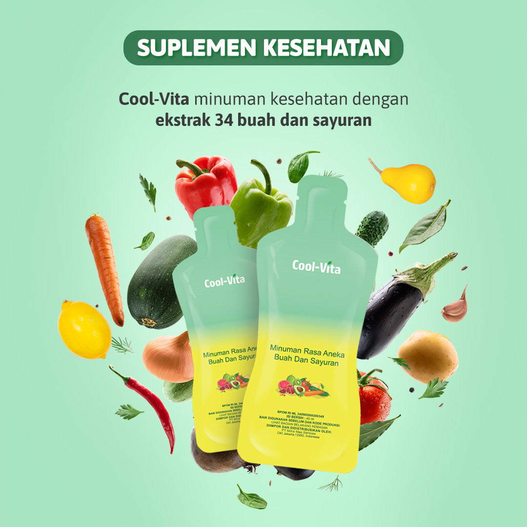 Coolvita Minuman Rasa Buah dan Sayuran 2 Box (14 Pouch)