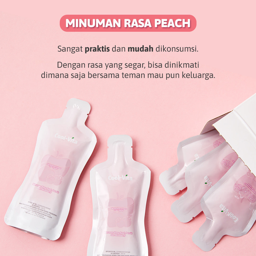 [16 pcs] Coolvita Minuman Rasa Peach