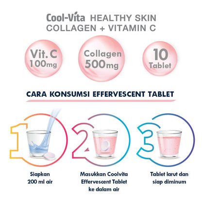 6 Tube Collagen + 1 Pouch Minuman Rasa Buah dan Sayur + 1 Pouch Minuman Collagen