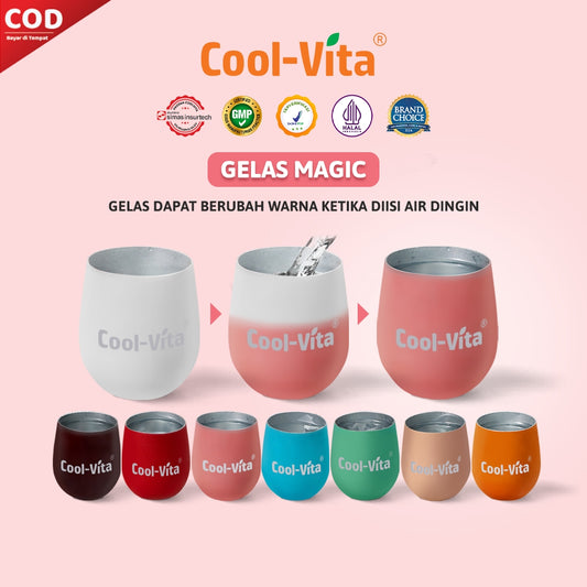 Coolvita Magic Colour Changing Glass 1 Box isi 100
