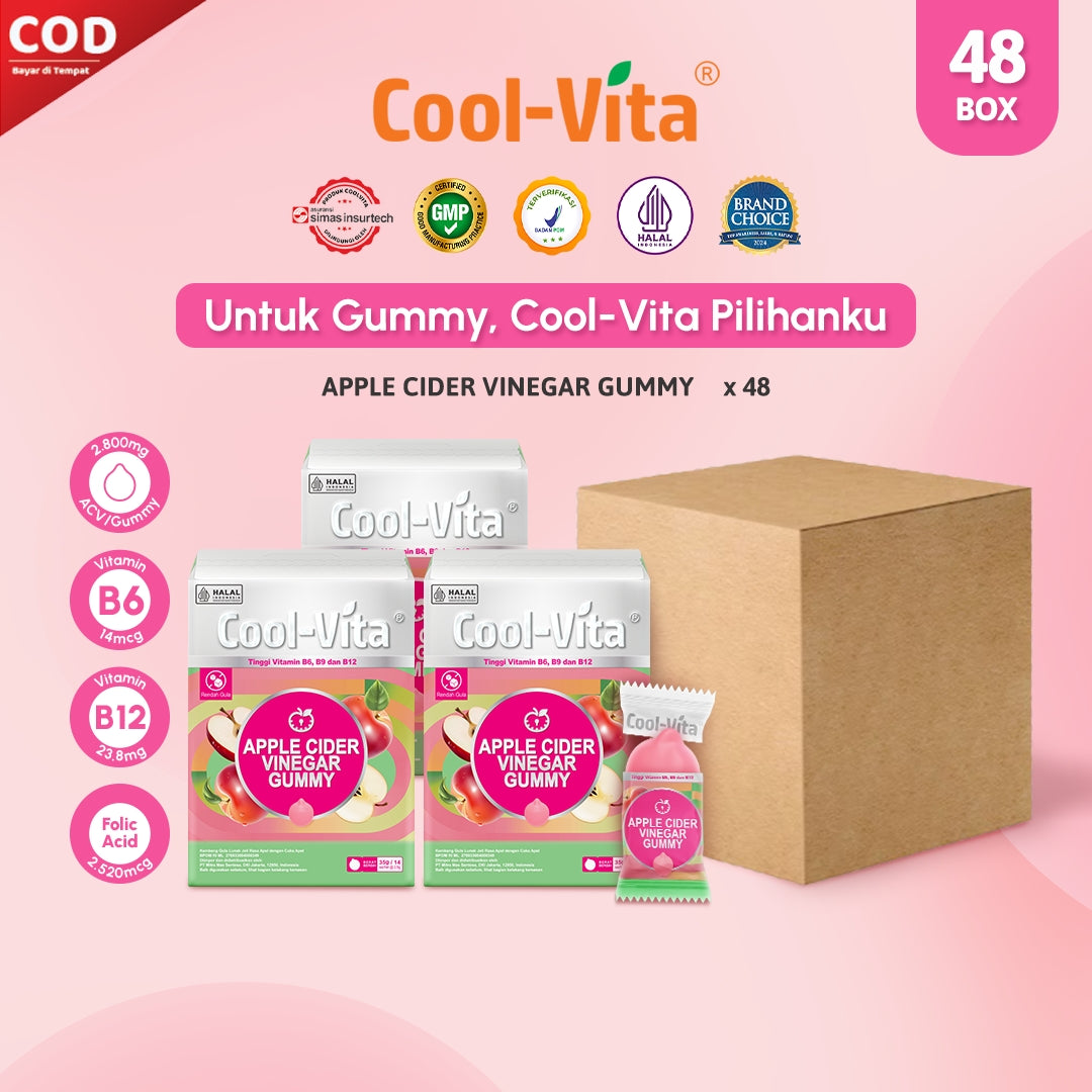 Wholesale Apple Cider Vinegar Gummy 1 Dus isi 48 Box