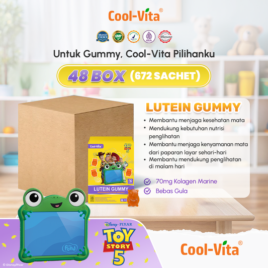 IP DISNEY Lutein Gummy Rasa Mix Berry 1 Dus isi 48 Box