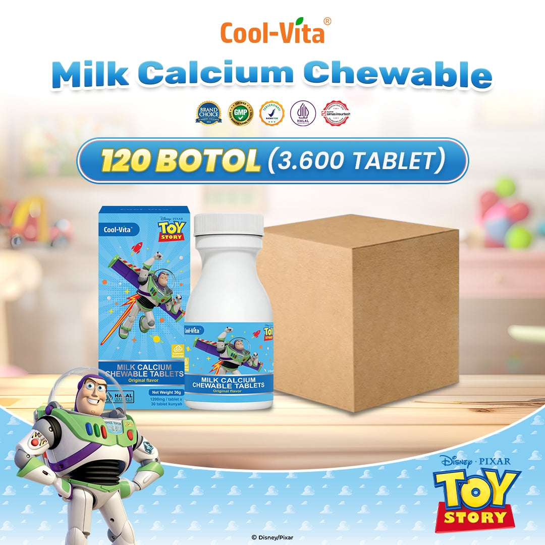 IP Wholesale Chewable Calcium 1 Dus isi 120 pcs